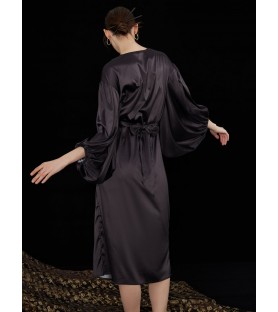 Oriental Phoenix Lantern Pattern Kimono Robe